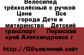 Велосипед трёхколёсный с ручкой › Цена ­ 1 500 - Все города Дети и материнство » Детский транспорт   . Пермский край,Александровск г.